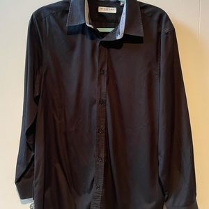Black Burberry men’s button down shirt. great condition!